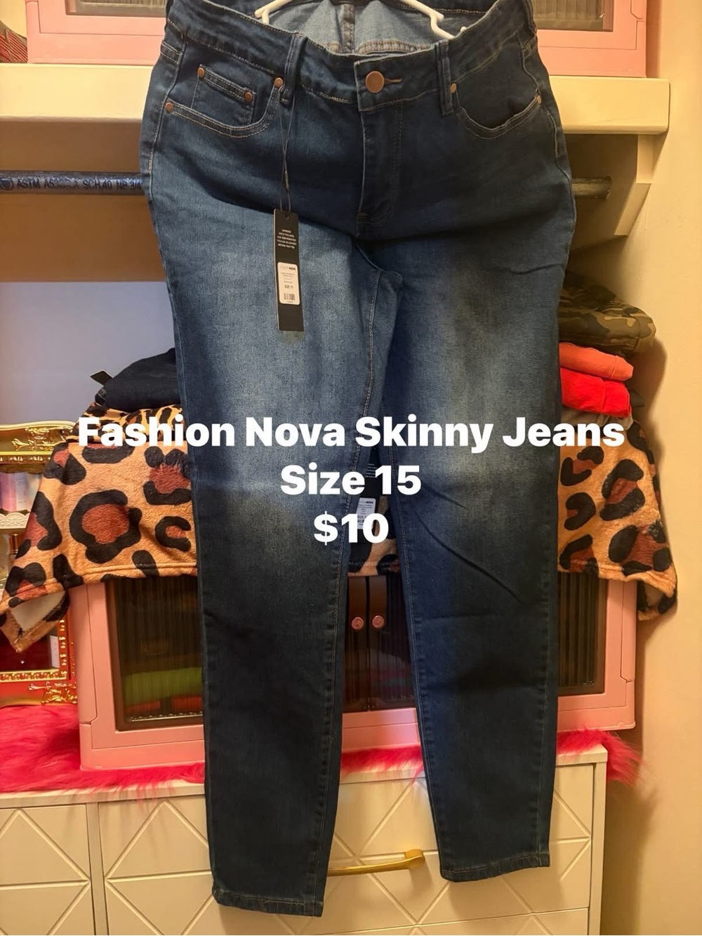 Fashion Nova Dark Blue Women’s Skinny Jeans